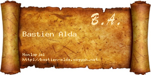 Bastien Alda névjegykártya
